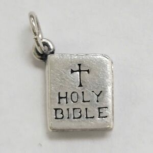 James Avery silver Holy Bible Charm